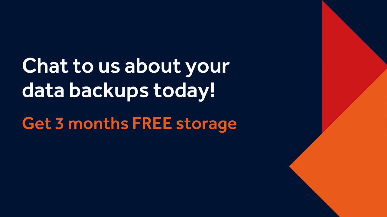 Cloud data backup offer banner