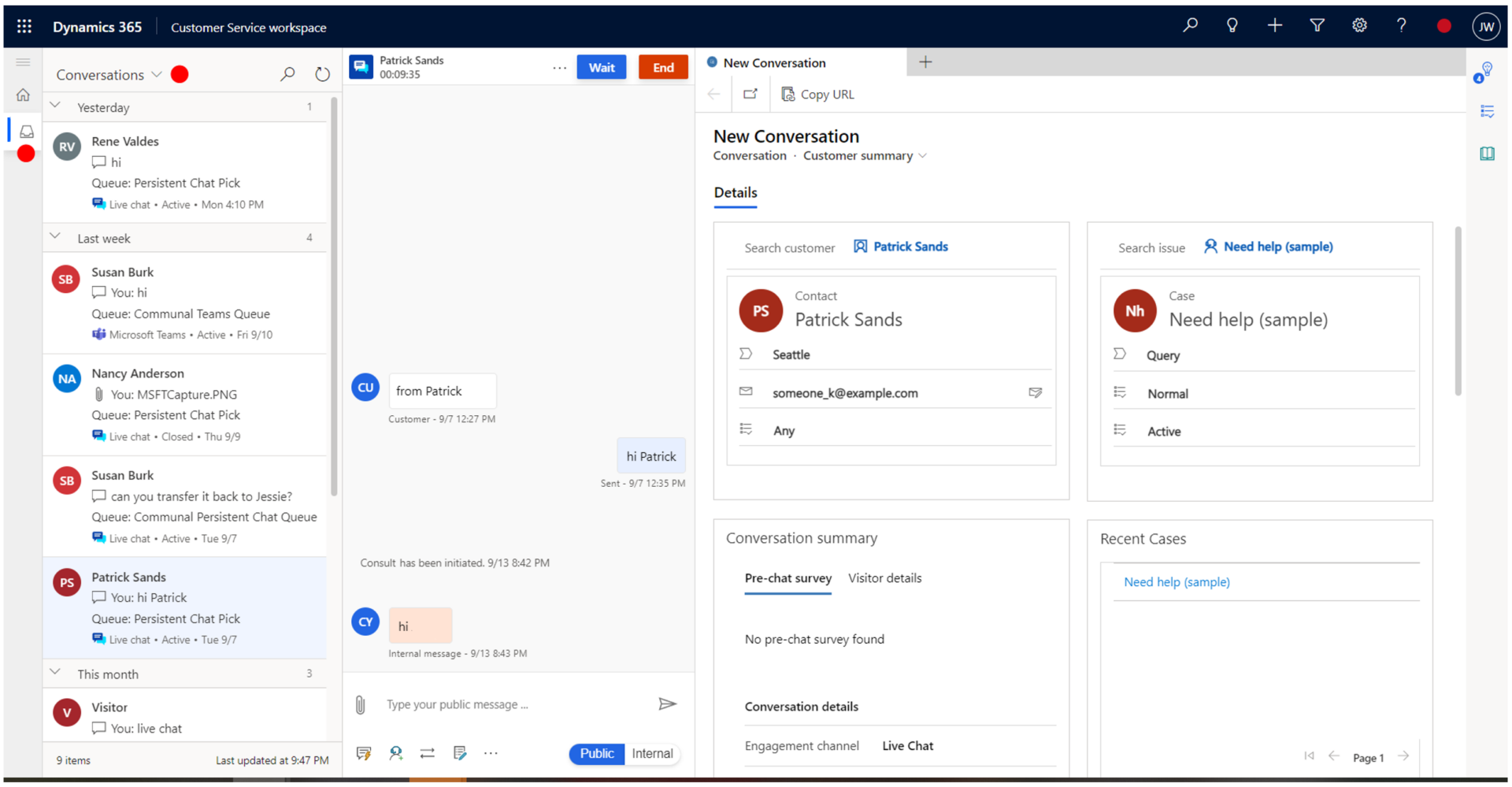 Dynamics 365 Customer Service