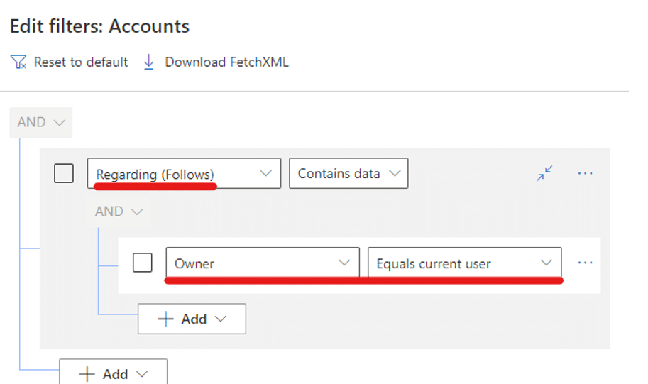 Personal views in Dynamics 365 CRM 4